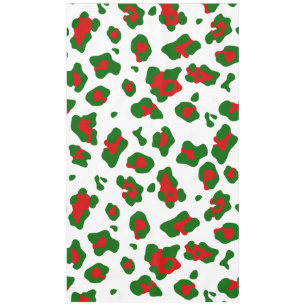 ugly christmas leopard animal print  tablecloth
