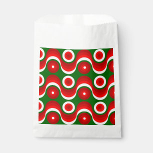 ugly christmas mod groovy green favour bags