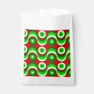 ugly christmas mod groovy red favour bags