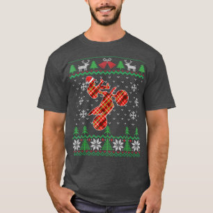 Ugly Christmas Pajama Motocross Dirtbike T-Shirt