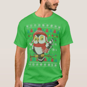 Ugly Christmas Retro Owl T-Shirt