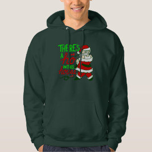 ugly christmas santa claus ho house hoodie