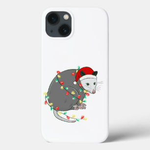 ugly christmas santa claus opossum iPhone 13 case