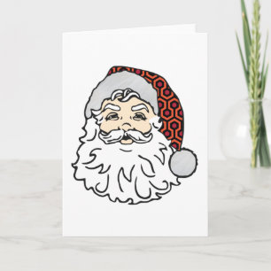 ugly christmas santa claus spooky hotel carpet invitation