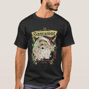 Ugly Christmas Santa Santanist Xmas Design T-Shirt