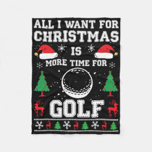 Ugly Christmas Shirts Men's Dry Fit Golf Xmas Holi Fleece Blanket