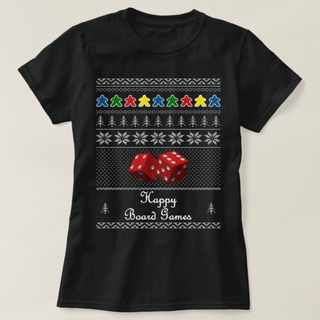 Ugly Christmas Sweater Board Game - Fun Game Night (Design Front)