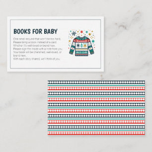 Ugly Christmas Sweater Books for Baby Card