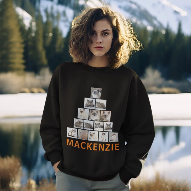 Ugly Christmas Sweater. College Photo Personalised Sweatshirt (Creator Uploaded)