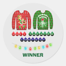 Ugly Christmas Sweater Contest Winner Custom