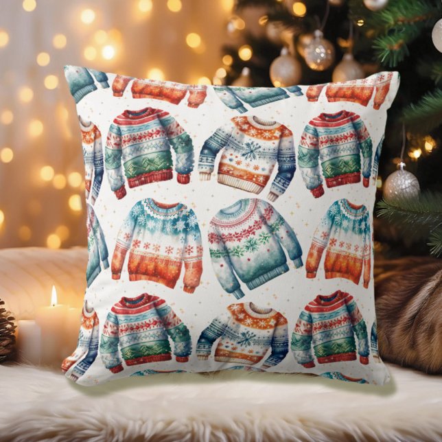 Ugly Christmas Sweater Cushion (Creator Uploaded)
