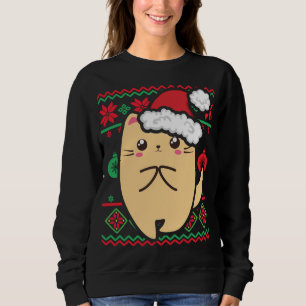 Ugly Christmas Sweater Cute Kawaii Anime Chibi Shy