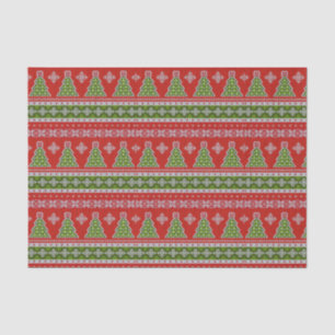 Ugly Christmas Sweater   Fair Isle Tissue Paper