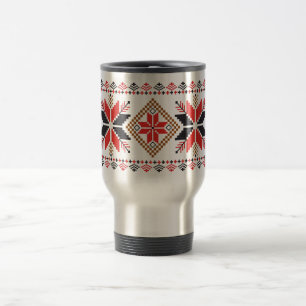 Ugly Christmas Sweater Fair Isle Travel Mug