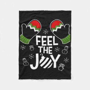 Ugly Christmas Sweater Fleece Blanket