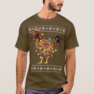 Ugly Christmas Sweater Funny Chicken Christmas 