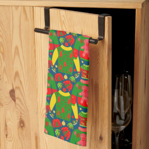Ugly Christmas Sweater Funny Cool Christmas Tea Towel