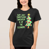 Ugly Christmas Sweater Funny Women's T-Shirt