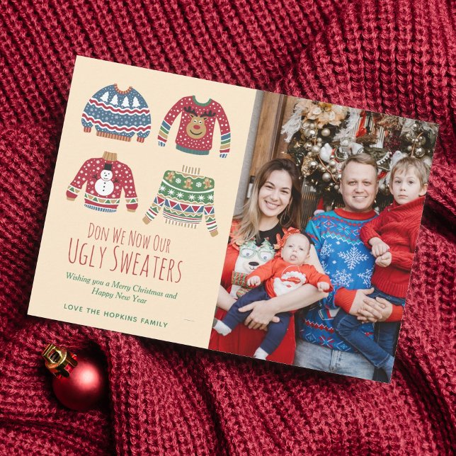 Ugly Christmas Sweater Holiday Photo (Creator Uploaded)