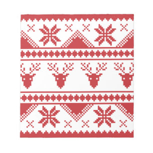 ugly christmas sweater notepad