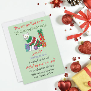 Ugly Christmas Sweater Party Invite