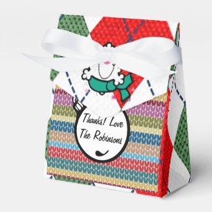 Ugly Christmas Sweater Party Personalised Favour Box
