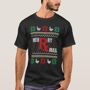 Ugly Christmas Sweater Pharmacy Tech Merry Xmas Ph
