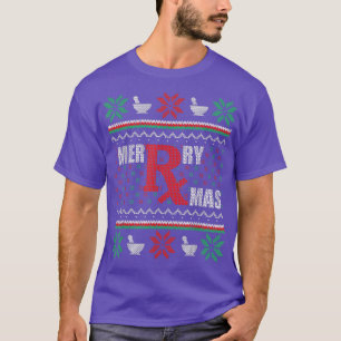 Ugly Christmas Sweater Pharmacy Tech Merry Xmas Ph