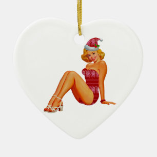 ugly christmas sweater pin up ceramic tree decoration