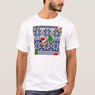 ugly Christmas sweater poop emoji