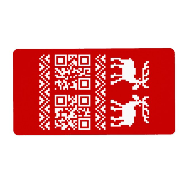 Ugly Christmas Sweater QR Code Happy New Year ! (Front)