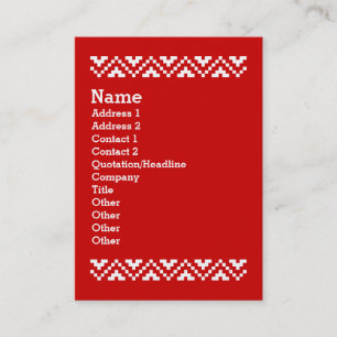 Ugly Christmas Sweater QR Code Happy New Year ! Business Card