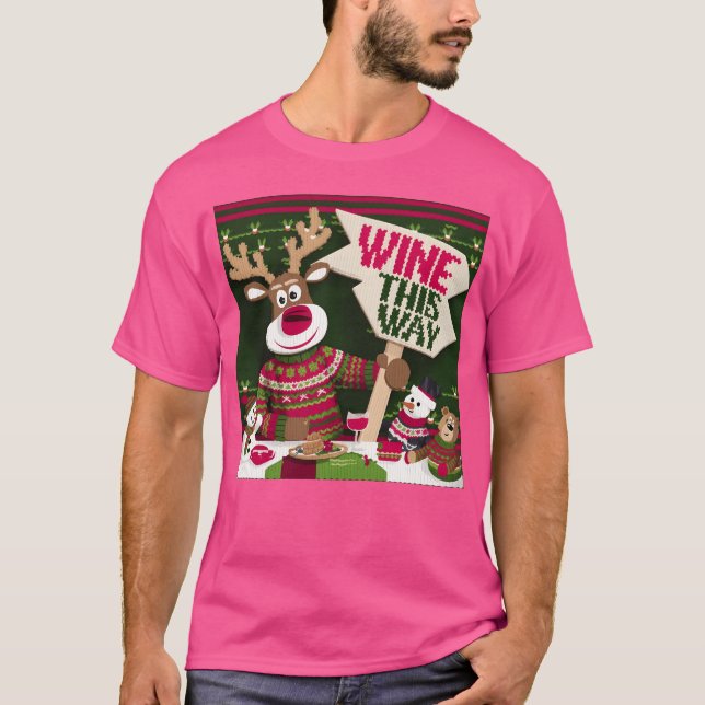 Ugly Christmas Sweater Rein with friends gift (Front)