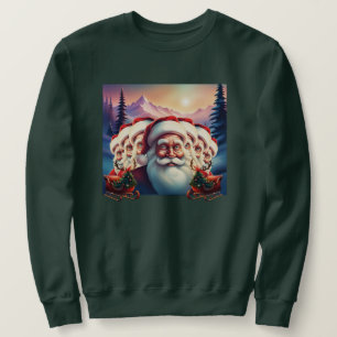 Ugly Christmas Sweater Santa Clones