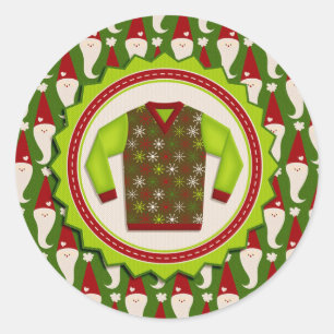 Ugly Christmas Sweater Stickers