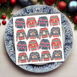 Ugly Christmas Sweaters Napkin