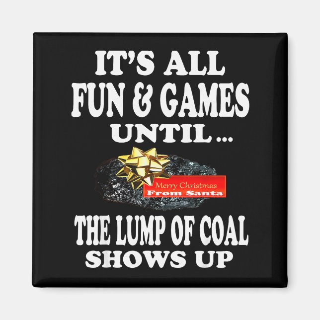 Ugly Christmas T Shirt Naughty Kid Men Women Lump  Magnet (Front)