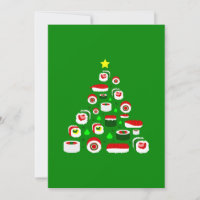 ugly christmas tree sushi