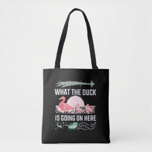 Ugly Christmas - What The Duck Is Going On Here Tote Bag