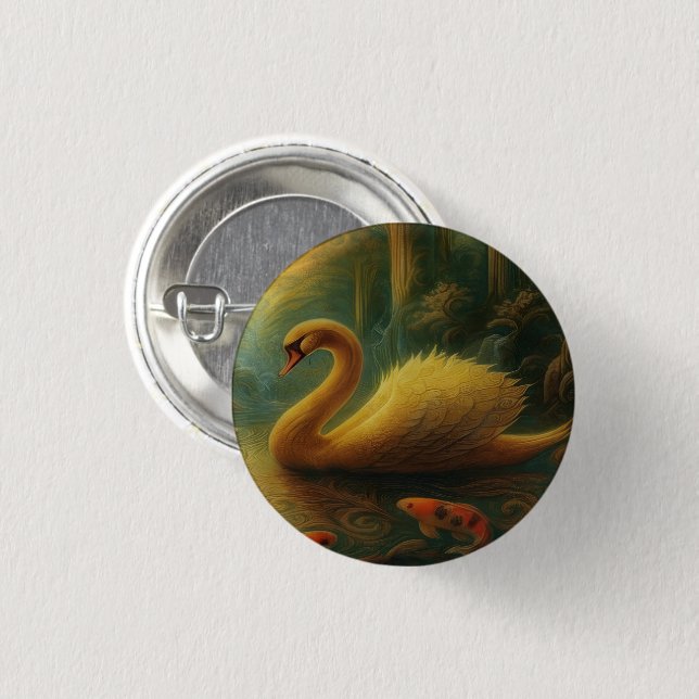 Ugly Duck Button (Front & Back)