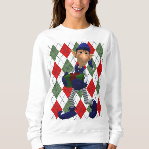 Ugly elf for an ugly Christmas Sweatshirt