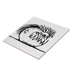 Ugly fantasy monster drawing tile
