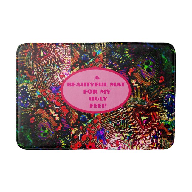Ugly feet bath mat (Front)