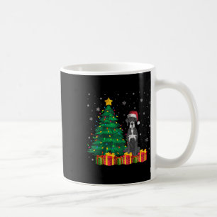 Ugly Great Dane Santa Hat Christmas Lights Dog Lov Coffee Mug