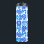 Ugly Hannukah Sweaters Holiday Pattern Thermal Tumbler<br><div class="desc">Cute sweaters decorate this thermal container. Customise it with your name or other text over the pattern. Check my shop for more matching items for your kitchen and life.</div>