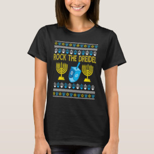 Ugly Hanukkah Sweater Rock The Dreidelorah Candles
