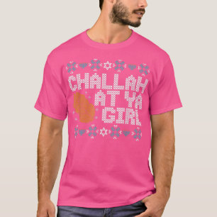 Ugly Hanukkah Sweater With Funny Saying Challah At