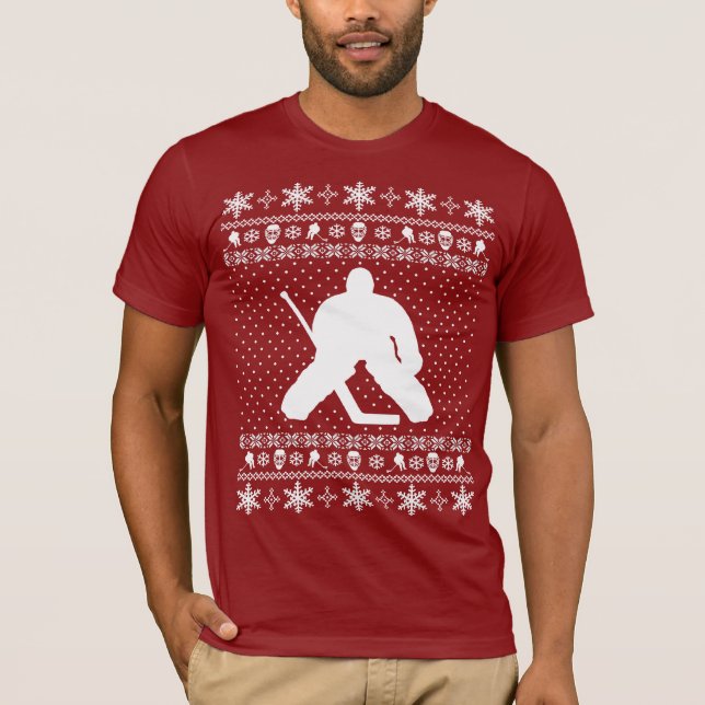 Ugly Hockey Christmas Sweater (Front)