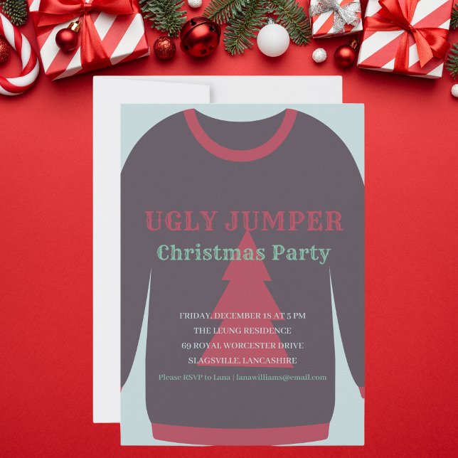 Ugly Jumper Christmas Party Invitation (Creator Uploaded)