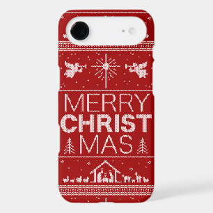 Ugly Merry CHRISTmas Sweater Christian Christ God
